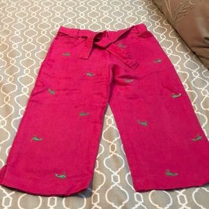 Girls embroidered pants